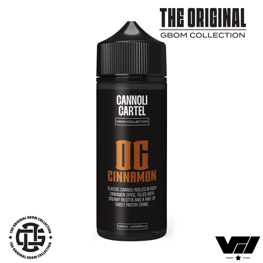 Cannoli Cartel - OG Cinnamon 120ml Longfill